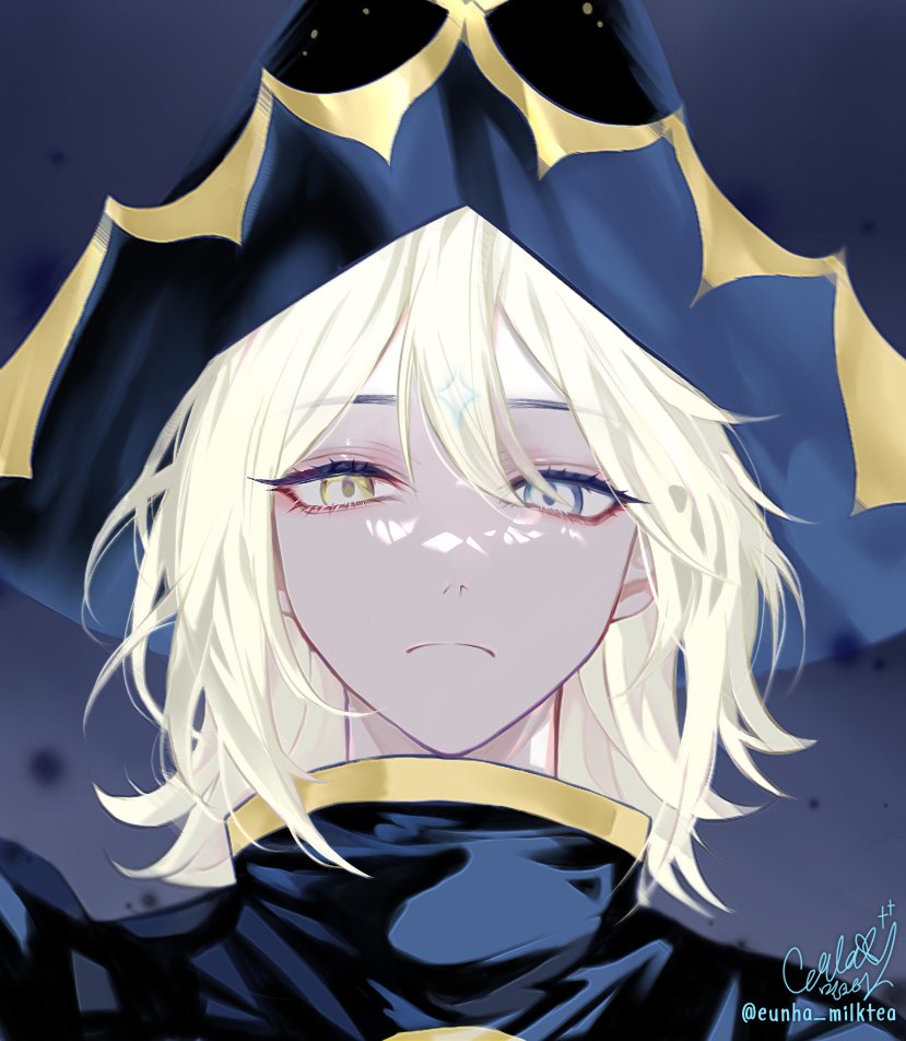 1boy, blonde_hair, blue_eyes, blue_robe, coat, cookie_run, cookie_run:_kingdom, eunha_milktea
