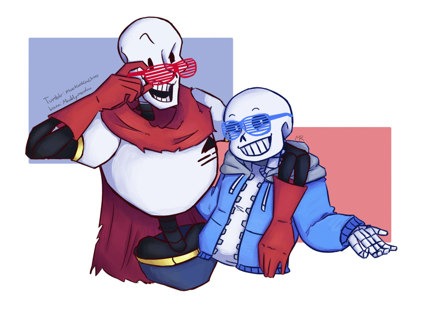 2024, 2boys, 2d, absurdres, arm_around_neck, armor, artist_name, blue_jacket