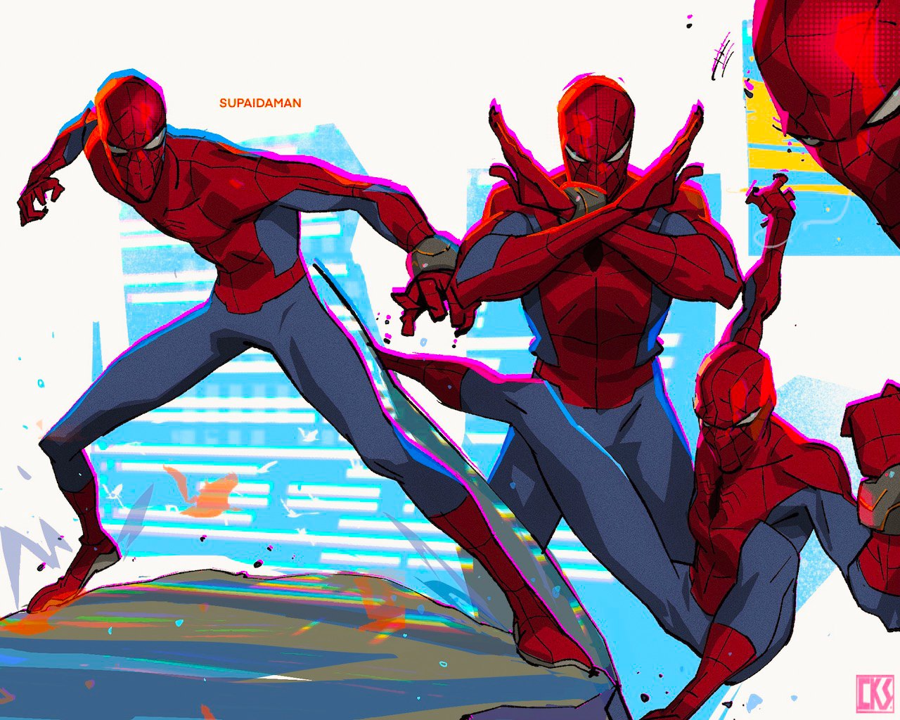 1boy, blue_bodysuit, bodysuit, character_name, coran_stone, crossed_arms, full_body, marvel