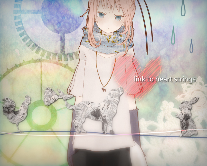 bird, blue_eyes, bunny, chicken, dog, drop, gears, heart