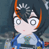 1girl, animated_gif, kiroko96, long_hair, zenless_zone_zero, zhu_yuan