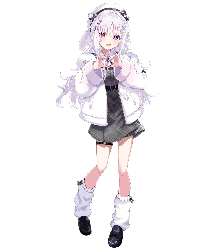 1girl, :d, absurdres, belt, beret, black_belt, black_shoes, blush
