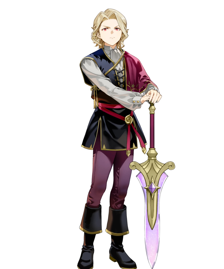 1boy, aged_down, blonde_hair, brown_hair, capelet, fire_emblem, fire_emblem_fates, fire_emblem_heroes