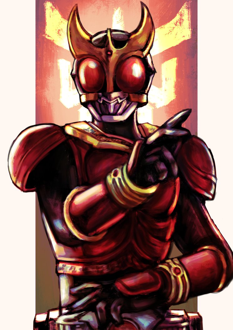 1boy, arcle_(kuuga), armor, belt, black_bodysuit, bodysuit, breastplate, burmeoburmeo