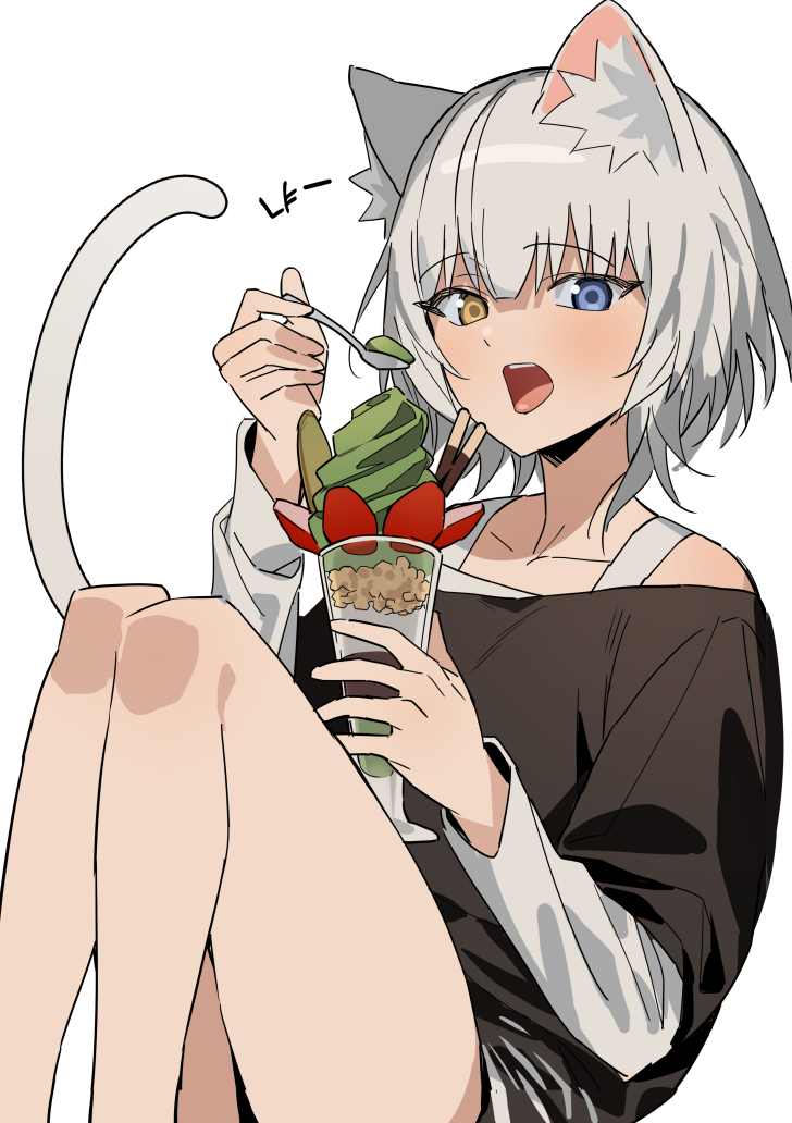 1girl, animal_ears, bang_dream!, bang_dream!_it's_mygo!!!!!, black_shirt, blue_eyes, cat_ears, cat_girl