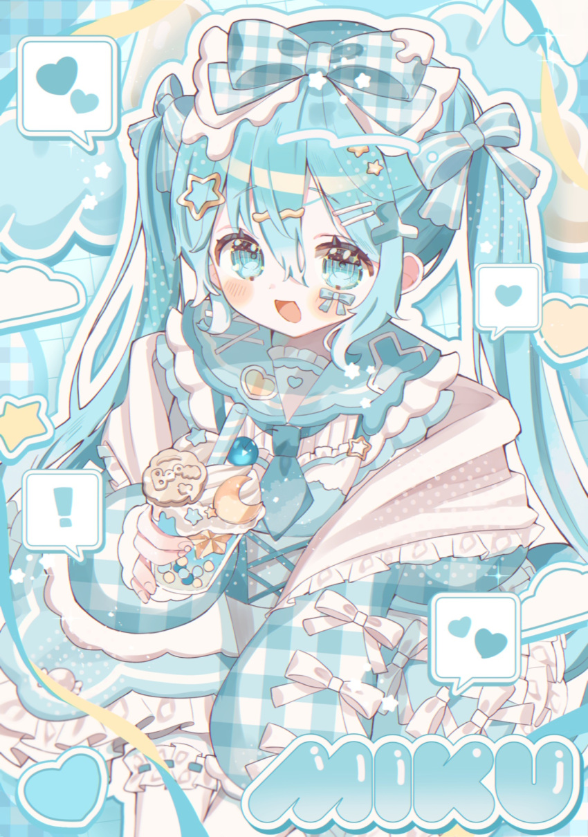 1girl, hatsune_miku, highres, miku_day, sango_(35sangosan), tagme, vocaloid