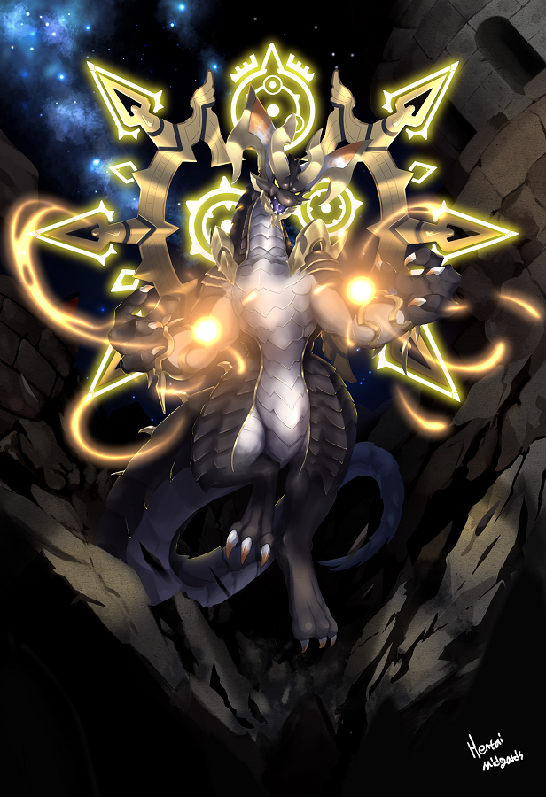 1boy, artist_name, chronos_nyx, claws, dragalia_lost, dragon_boy, dragon_horns, dragon_tail