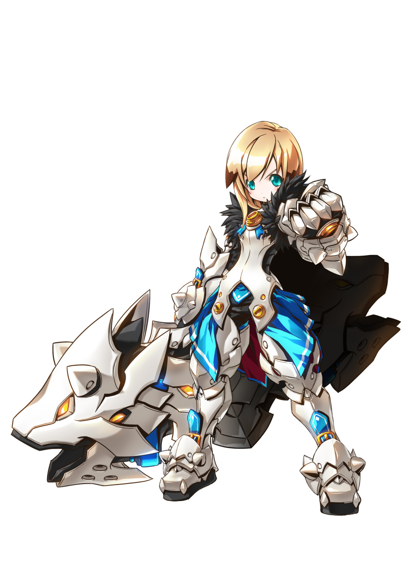 1boy, absurdres, aqua_eyes, armor, blackjd83, blonde_hair, boots, cape