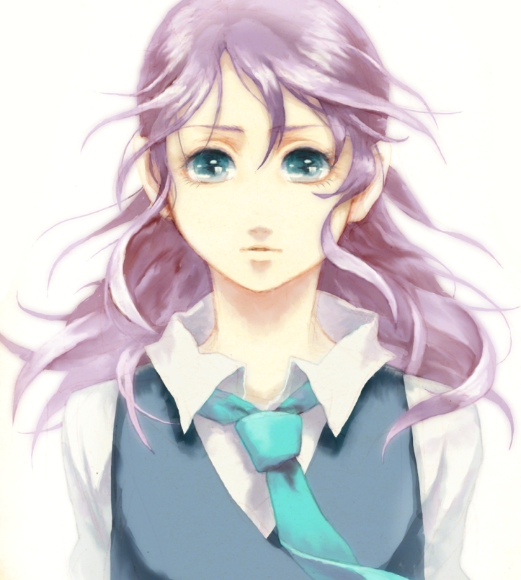 inazuma_eleven, inazuma_eleven_(series), kudou_fuyuka, lips, panier, purple_hair, school_uniform, wind