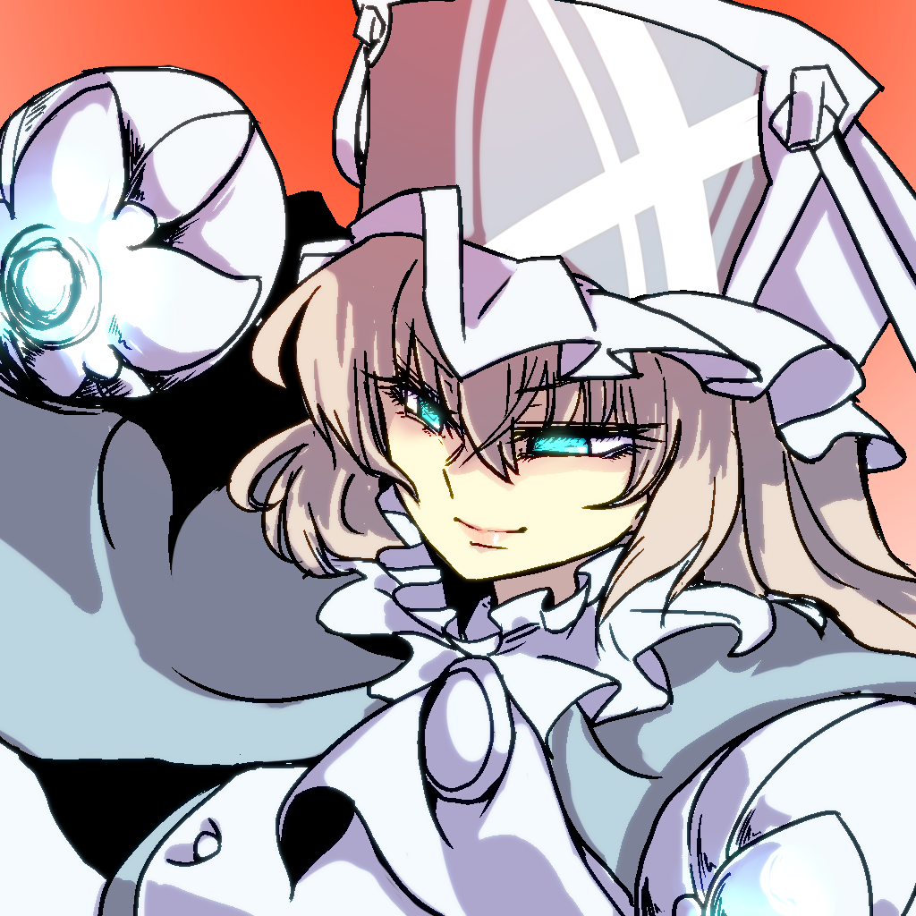 1girl, amulet, black_background, blonde_hair, cropped_torso, green_eyes, grey_brooch, long_hair