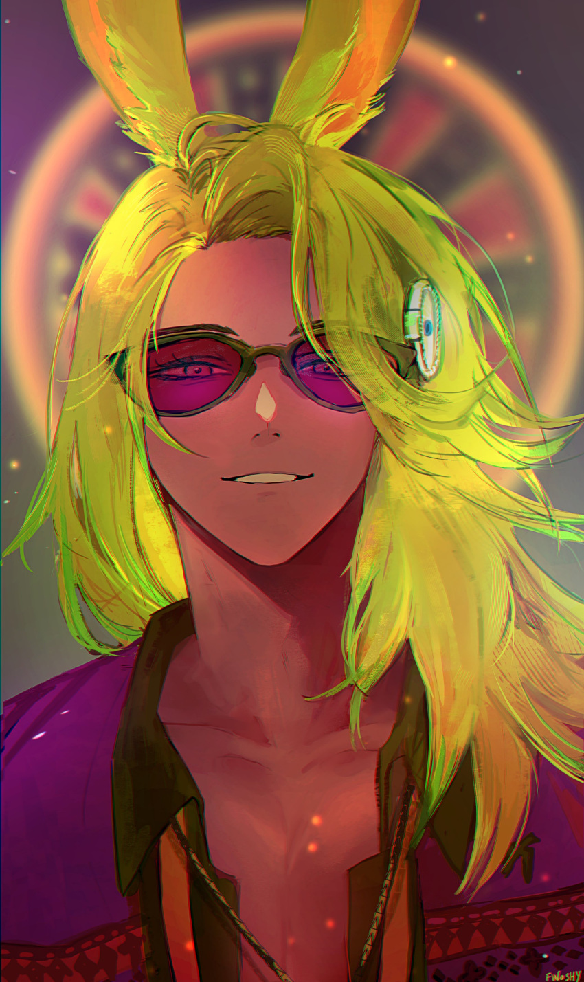 1boy, absurdres, animal_ears, dancing_green, dark-skinned_male, dark_skin, final_fantasy, final_fantasy_xiv