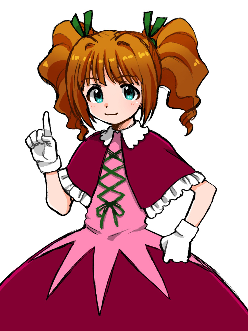 1girl, biscuit_krueger, biscuit_krueger_(cosplay), blue_eyes, blush, capelet, closed_mouth, commentary_request