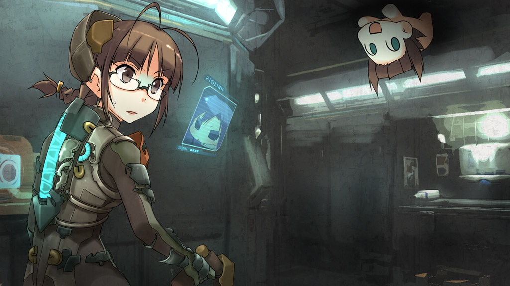 akane_yuki, akizuki_ritsuko, chihyaa, crossover, dead_space, dead_space_2, glasses, idolmaster, isaac_clarke, isaac_clarke_(cosplay), kisaragi_chihaya, multiple_girls, nonowa, parody, puchimasu!