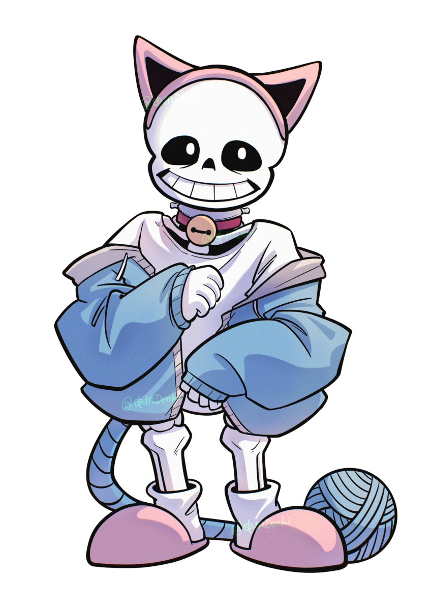 1boy, 2025, 2d, animal_ear_hairband, artist_name, blue_jacket, bottomless, cat_ears