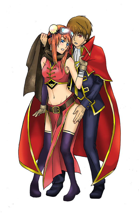 artist_request, belt, blue_eyes, boots, brown_hair, cape, china_dress, chinese_clothes