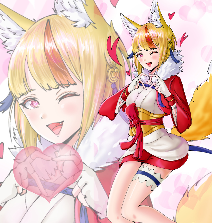 1girl, :3, animal_ear_fluff, animal_ears, blonde_hair, blush, cat_neko_cat1, commentary_request