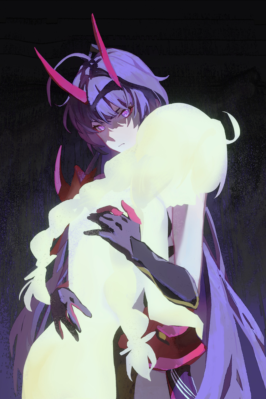 2girls, absurdres, ahoge, armor, braid, closed_mouth, gauntlets, hetare_mizu