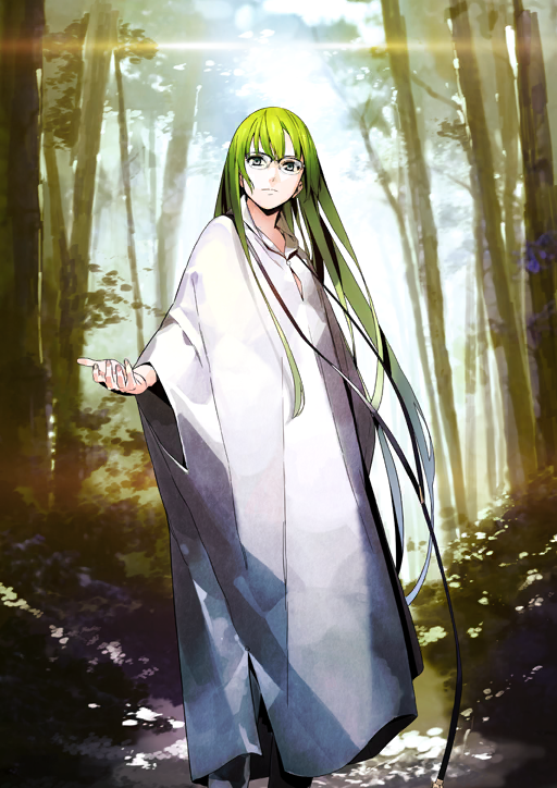 15-nin_no_richiteki_na_megane-tachi, 1other, androgynous, blue_eyes, enkidu_(fate), expressionless, eyelashes, fate/grand_order