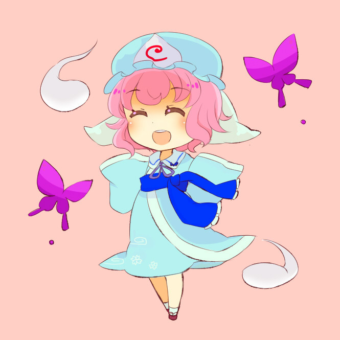 1girl, aqua_dress, aqua_hat, bad_id, blue_dress, blue_hat, blush, brown_shoes