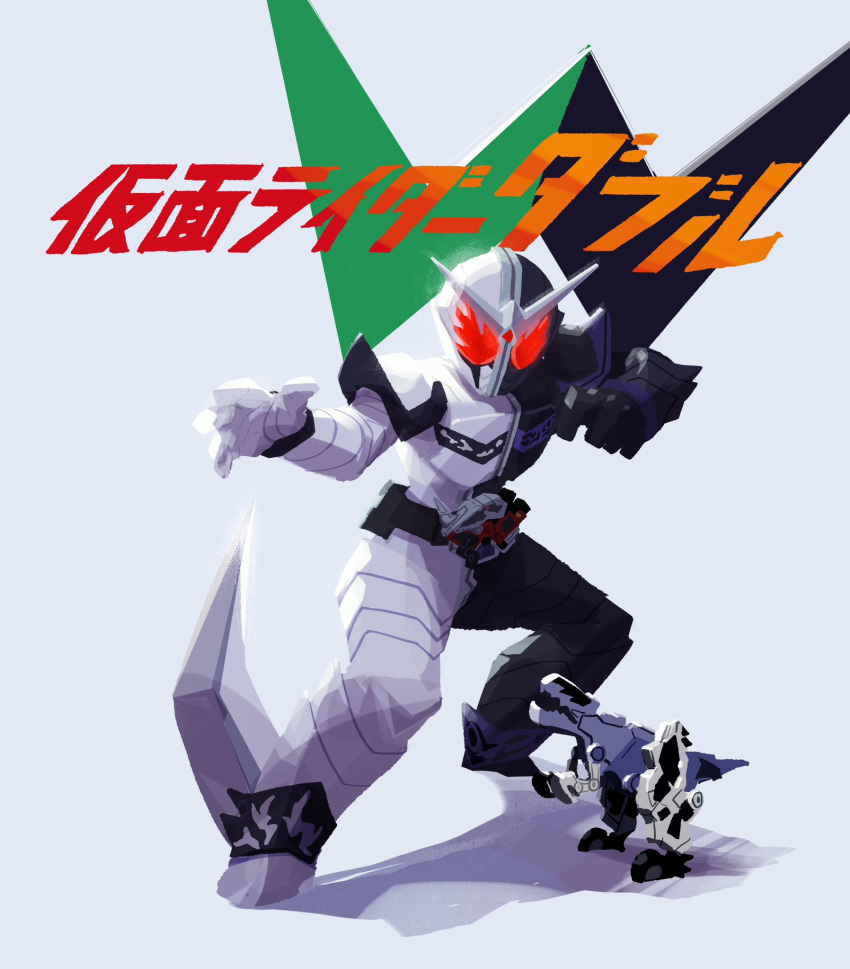 1boy, antennae, armor, belt, black_armor, black_bodysuit, bodysuit, compound_eyes