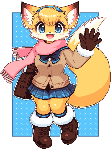 1girl, :d, animal_ears, blue_eyes, blue_hairband, blue_skirt, blush, boots
