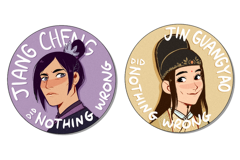 2boys, alt_text, bindi, black_eyes, brown_hair, character_name, chinese_clothes, commentary