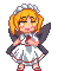 blonde_hair, blonde_makai_resident_(touhou), bow, dress, fairy_wings, hair_ornament, irynefer, long_hair