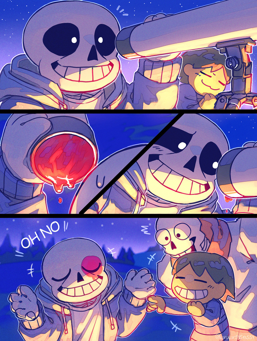 +++, 1other, 2023, 2boys, 2d, 4koma, ambiguous_gender, artist_name