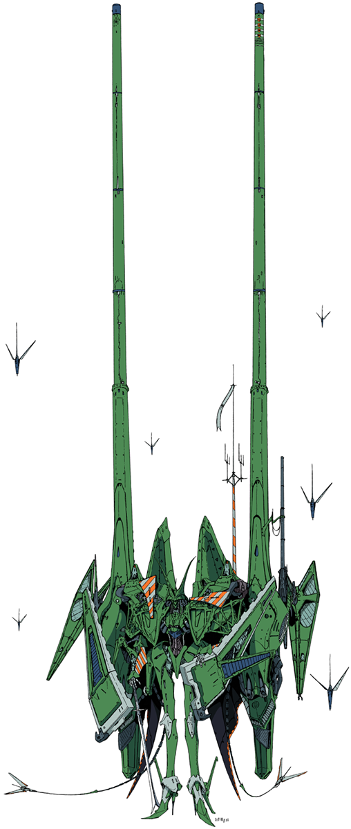 alien, armor, commentary, english_commentary, five_star_stories, giant, green_armor, high_heels