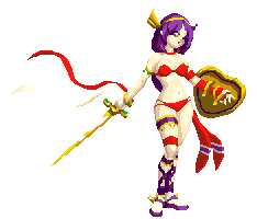 1girl, animated, athena, athena_(series), bikini, katomanx(kato), kof, princess_athena