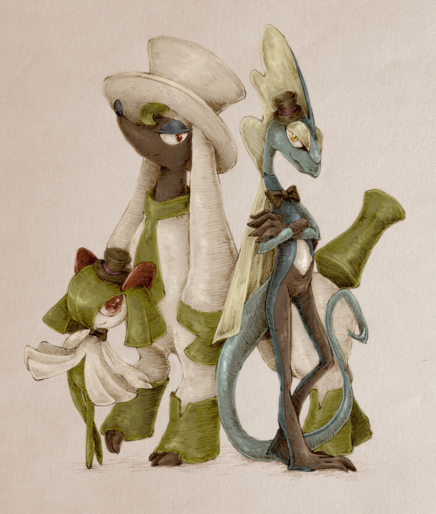 a26g8, black_bow, black_bowtie, black_hat, blue_skin, bow, bowtie, colored_skin