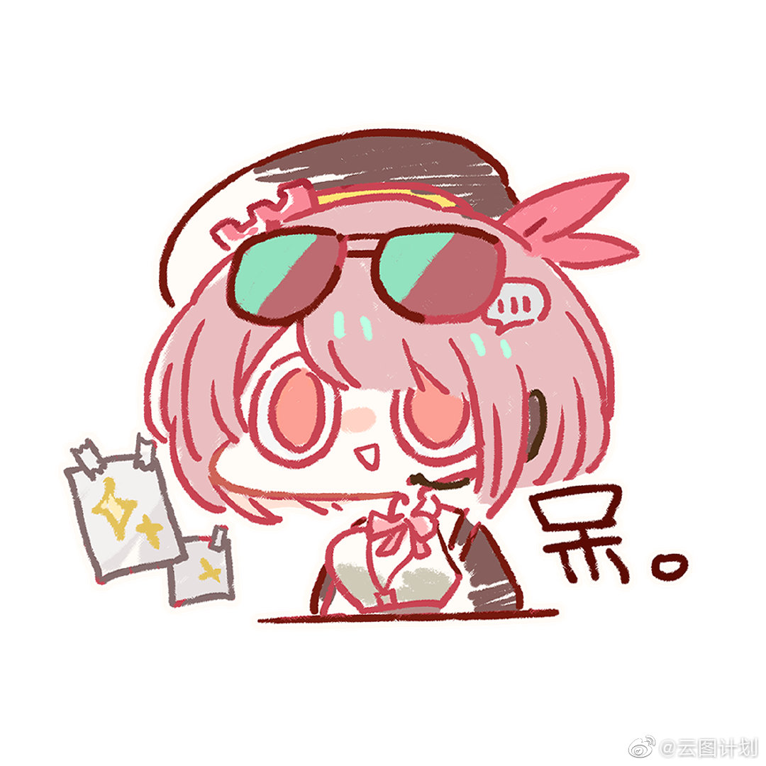 1girl, beret, black_hat, chibi, chibi_only, chinese_commentary, chinese_text, cui_pi_zha_xia_qiu