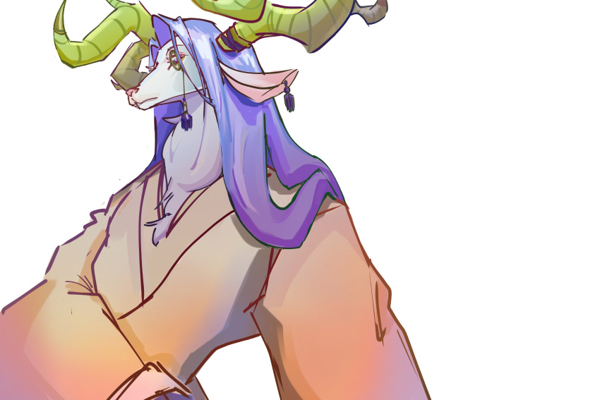 1boy, animal_ears, closed_mouth, colmisumin, dislyte, earrings, english_commentary, furry