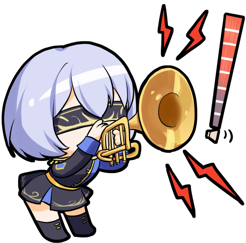 1girl, artist_request, blindfold, chibi, chibi_only, chinese_commentary, fur_trim, girls'_frontline_neural_cloud