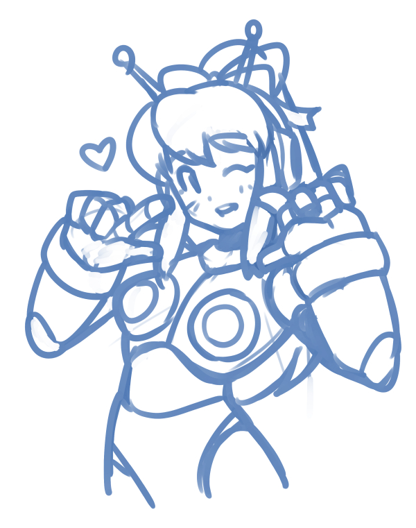 antennae, armor, armored_boots, armored_gloves, arms_up, bikini_armor, boots, breasts