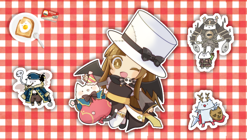 2girls, animal_ears, arch_bishop_(ragnarok_online), barefoot, black_dress, black_hat, black_wings, blue_capelet