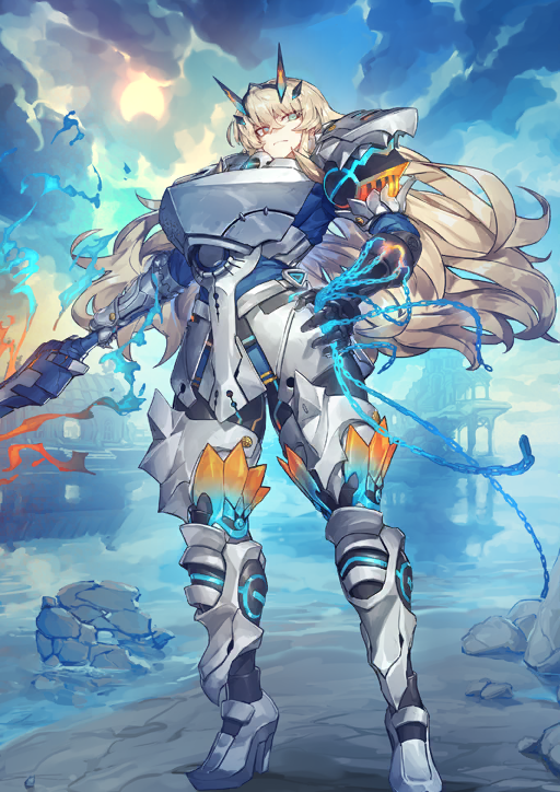 1girl, armor, armored_boots, asymmetrical_gloves, barghest_(fate), barghest_(first_ascension)_(fate), black_boots, black_gauntlets