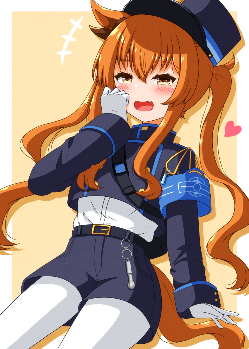 1girl, alternate_costume, animal_ears, armband, azuma_satsuki, belt, blue_archive, blush
