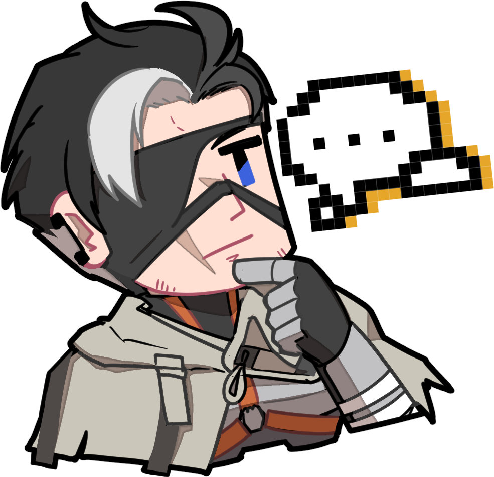 ..., 1boy, artist_request, black_hair, blue_eyes, chinese_commentary, eyepatch, facial_hair, girls'_frontline_neural_cloud, girls_frontline, hand_on_own_chin, mature_male, mechanical_arms, official_art, python_(neural_cloud), scar, scar_on_face, scar_on_nose, second-party_source, single_mechanical_arm, solo, spoken_ellipsis, stubble, thinking, white_hair