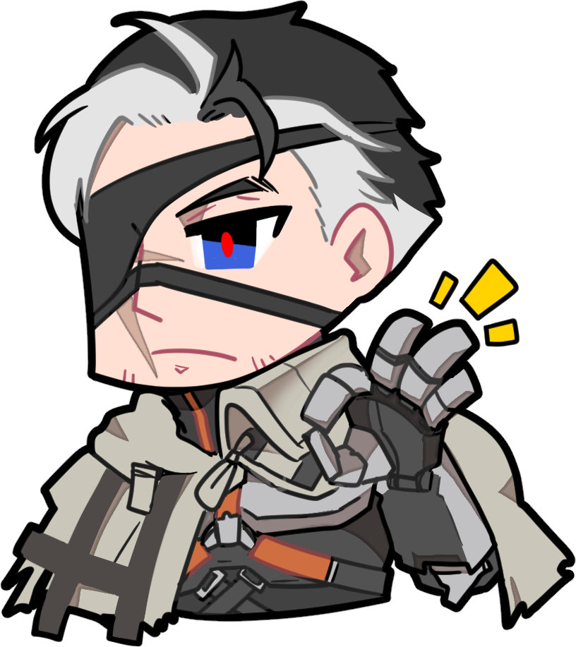 1boy, artist_request, black_hair, blue_eyes, chinese_commentary, eyepatch, facial_hair, girls'_frontline_neural_cloud