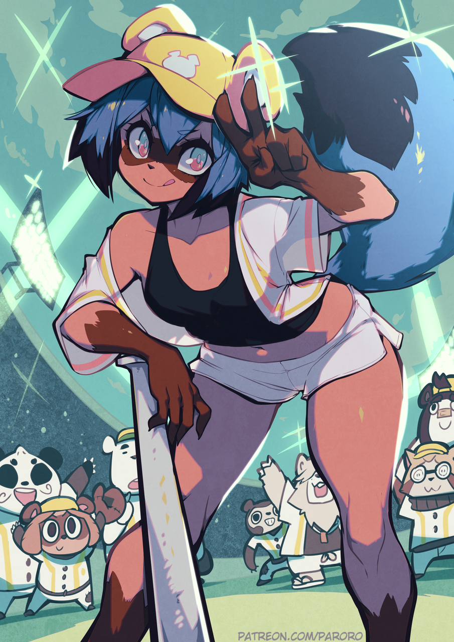 2girls, 6+others, :3, :q, animal_ear_headwear, animal_nose, aqua_eyes, arm_up