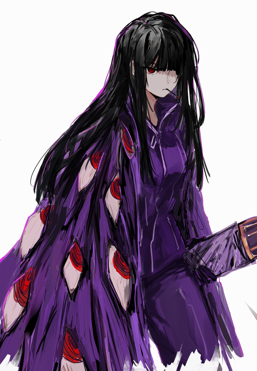 1girl, absurdres, black_hair, blunt_bangs, blunt_ends, e.g.o_(project_moon), highres, hime_cut