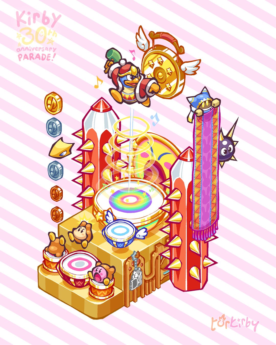 anniversary, artist_name, blush, blush_stickers, bouncing, character_name, charm_(object), coat