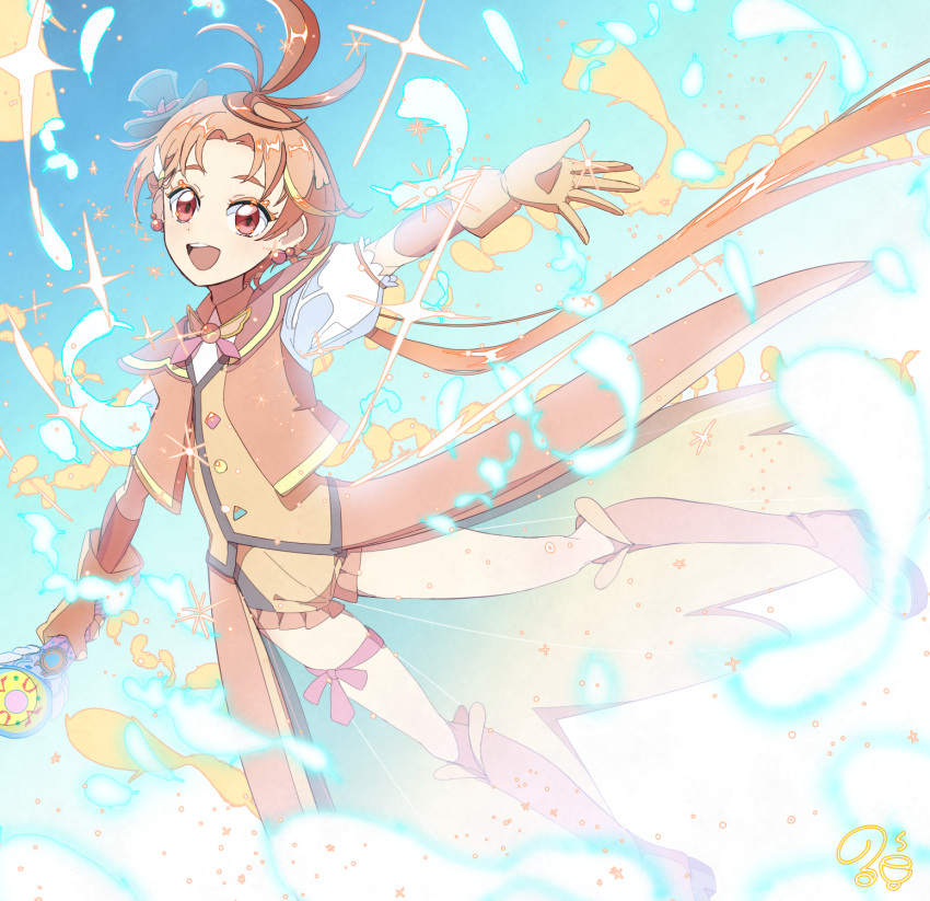 1boy, artist_name, black_hat, boots, coattails, commentary, cure_wing, earrings