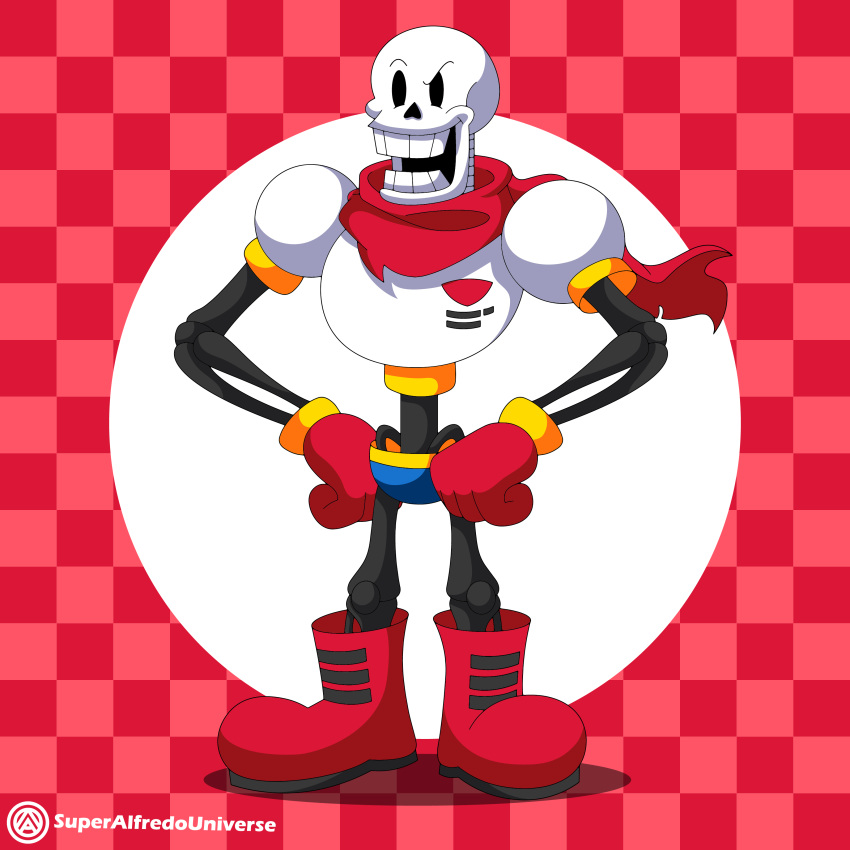 1boy, 2023, 2d, absurdres, armor, artist_logo, artist_name, blue_shorts