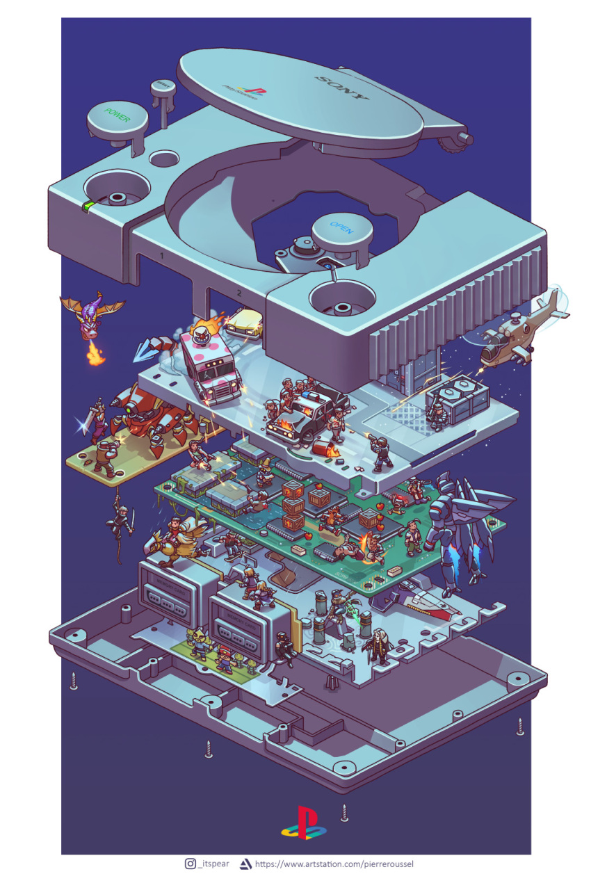 aircraft, alucard_(castlevania), apple, arm_cannon, artstation_logo, artstation_username, attack_helicopter, barret_wallace