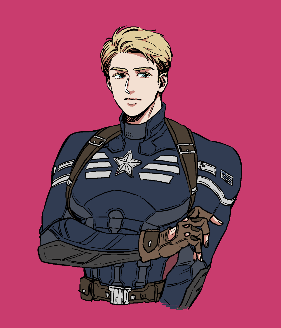 1boy, animification, belt, blonde_hair, blue_bodysuit, blue_eyes, bodysuit, brown_belt