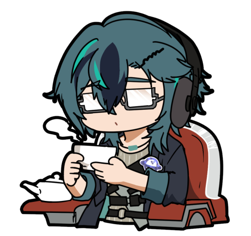 1boy, artist_request, black_hair, black_hat, black_jacket, chibi, chibi_only, chinese_commentary