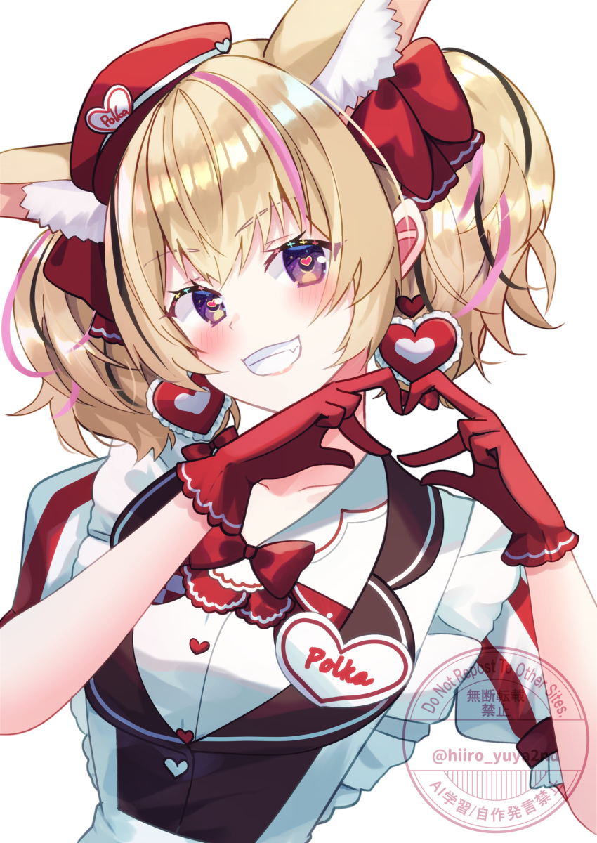 1girl, absurdres, animal_ear_fluff, animal_ears, black_hair, blonde_hair, blush, dress