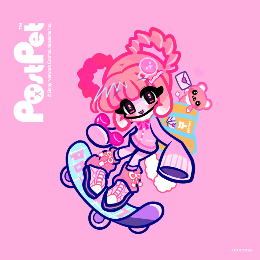 1girl, absurdres, anzu_(1014105), bag, commentary_request, comomo_(postpet), copyright_name, copyright_notice